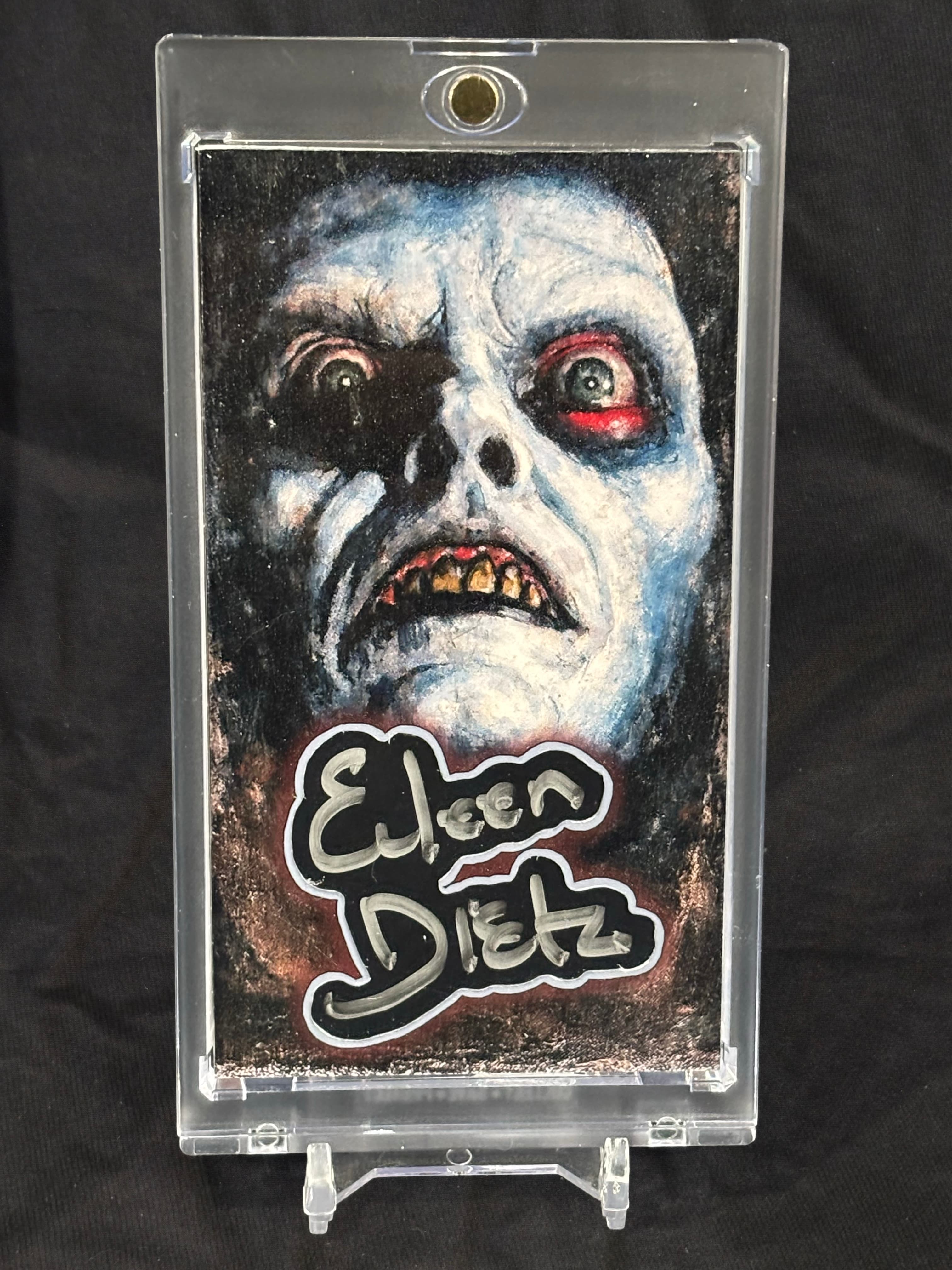 Eileen Dietz Autograph – The Exorcist – 1/1 Oversized Cut Signature Display