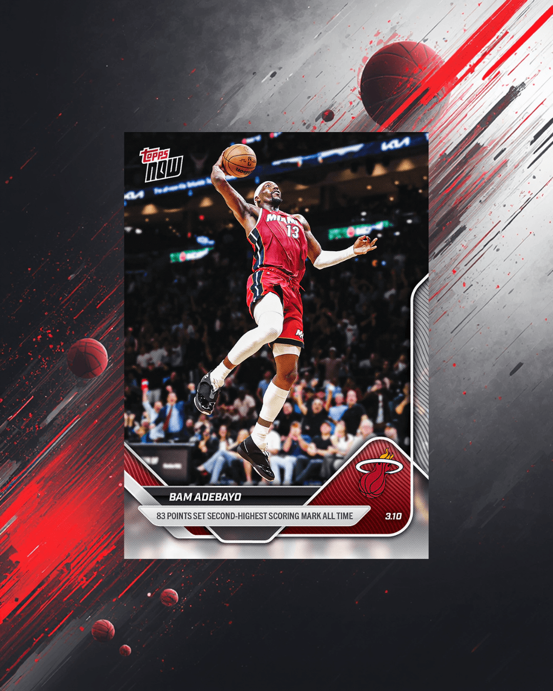 Bam Adebayo Dropped 83 Points. His Card Market Exploded 13,000% Overnight.