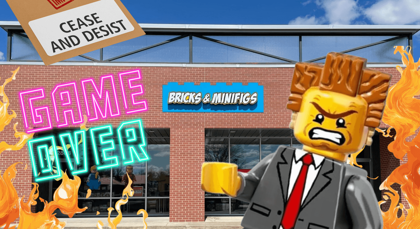 Bricks & Minifigs Offers to Settle. Reckless Ben Says He Can't Talk.
