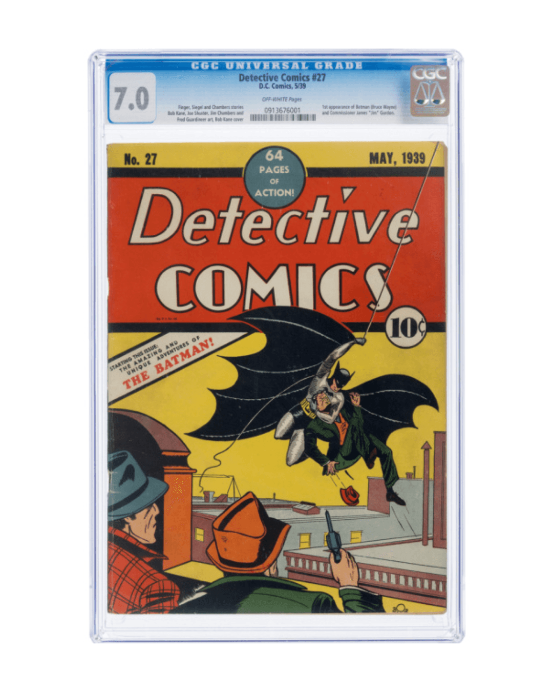 Batman's First Appearance Just Sold for $2.3 Million. It Went for $1.5 Million Six Years Ago.