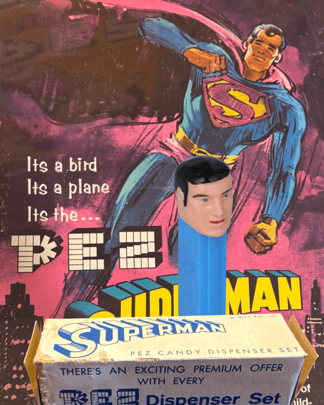 Superman Prototype PEZ Sells for $7,320 at Goldin Pop Culture Elite Auction