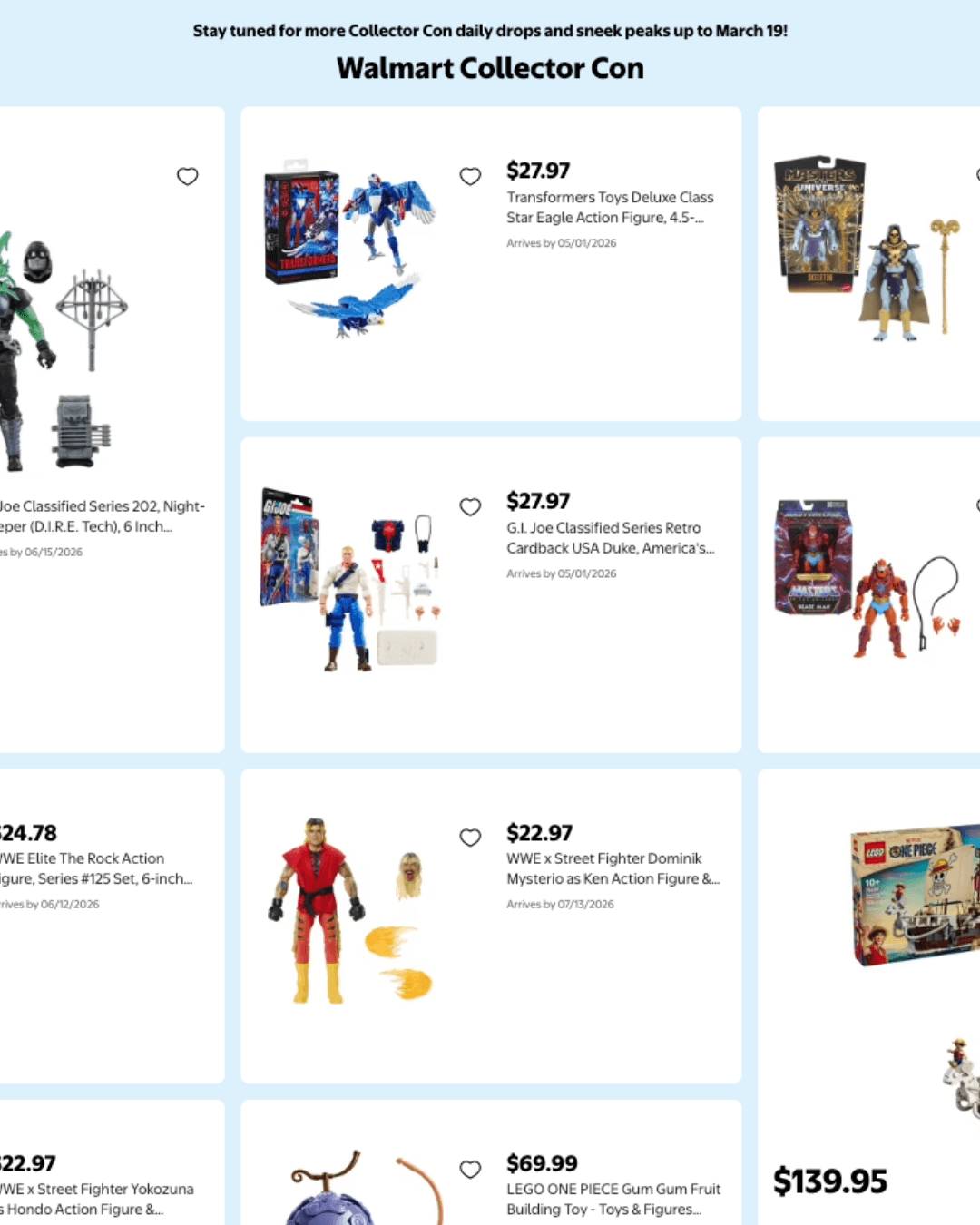 Walmart Collector Con Spring 2026: Every Exclusive, Every Price, and How to Score Them